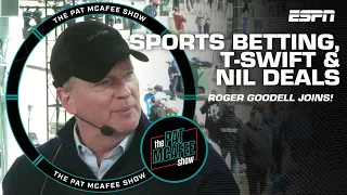 Roger Goodell on sports betting, Taylor Swift and impact of NIL on the NFL | The Pat McAfee Show