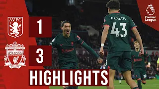 HIGHLIGHTS: Aston Villa 1-3 Livepool | Salah, van Dijk & Bajcetic score on Premier League return