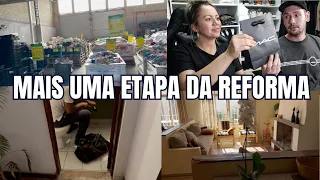 MAIS UMA ETAPA DA REFORMA + COMPRAS E PRESENTE DA DAN | Luh Sicchierolli