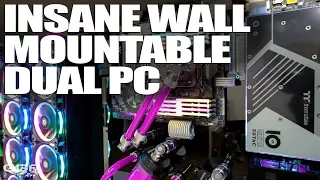 Insane Dual PC Build for an Art Gallery,  Time-Lapse Build