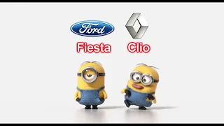 Ford Fiesta  vs Renault Clio