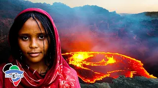 Unearthly Scenery of the Danakil Depression the Hottest Place on Earth in Ethiopia