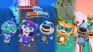 Talking Tom Hero Dash Deepsea Tom, Arctic Angela, Hank, Tiger Ginger, Bunny Ben OutFun Gameplay