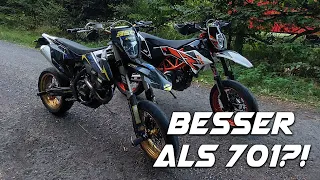 Ist eine KTM EXC besser als eine Husqvarna 701/Gas Gas SM 700/KTM SMC-R 690?!