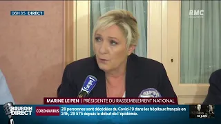 Marine Le Pen regrette de ne pas avoir pu se rendre à l'île de Sein le 18 juin