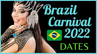💚💛 Brazil Carnival 2022 Dates  #shorts + Bonus Samba Dance