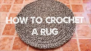 Crochet Vlog 7 | How to Crochet Easy Rug