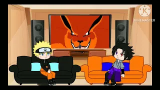 Naruto & Sasuke react to "If Naruto was evil"