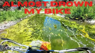 Middle Creek / Penny Pines Almost Drown My Dirt Bike Mendocino National Forest 2020