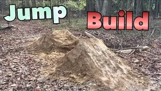 Building NEW Mtb Dirt Jumps + Time Lapse