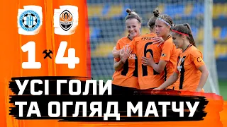 Zhytlobud-1 1-4 Shakhtar. Goals and highlights of the friendly match between women's teams