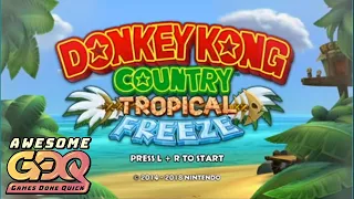 DKC: Tropical Freeze Race of Kruncha,michael_goldfish,and Spikevegeta in 1:25:58 - AGDQ2019