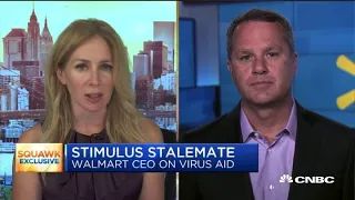 Walmart CEO Doug McMillon urges Congress to get a stimulus deal done