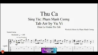 (Tango) Thu Ca by Phạm Mạnh Cương with Guitar Tutorial TABs