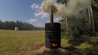 Stump burning