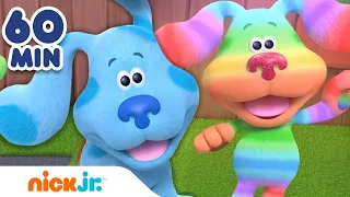 Pistas de Blue y tú | ¡1 hora seguida de aventuras con Blue! | Nick Jr. en Español