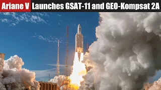 Ariane-5 Flight VA246 Successfully Launches ISRO's GSAT-11 and South Korea’s GEO-Kompsat