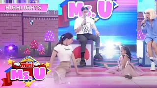 Jackie and Mini Miss U Marah showcases their moves on a "split" showdown | It's Showtime Mini Miss U