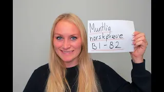 Video 754 Muntlig norskprøve B1-B2 nivå