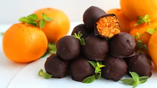 Incredibly delicious HEALTHY tangerine candies! HEALTHY recipes without SUGAR!