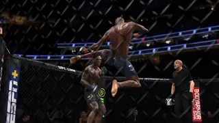 Israel Adesanya vs. Jon Jones Full Fight - EA Sports UFC 4