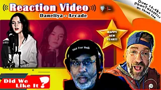 🎶2 Americans React to Daneliya's cover 'Arcade'🎶#reaction #daneliya #duncanlaurence