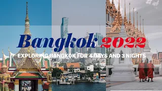 Bangkok, Thailand Trip 2022 | Things To Do for 4 Days 3 Nights | iPhone 13 Pro Max VLOG