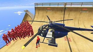 GTA 5 Crazy Ragdolls Spiderman Vs Iron man vol.3 EPIC (Euphoria Physics, Funny Moments) Jumps/Fails