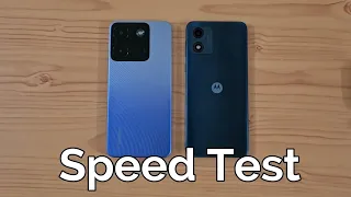 Infinix Smart 7 vs Moto E13 Speed Test