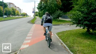 На велосипеді по Львову | CYCLING THROUGH THE STREETS OF LVIV | 2021 | 4K | ASMR