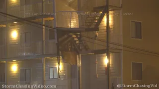 Hurricane Sally Eyewall Damages Buildings, Orange Beach, AL - 9/15/2020