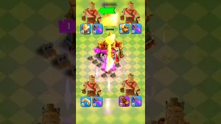 Best Hero's Equipment combo for Barbarian King ⚔️#coc #clashofclans #ytshorts #shorts