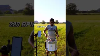 225 BPM Quadruple Stroke Roll