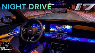 2023 BMW i7 xDrive60 NIGHT DRIVE POV!