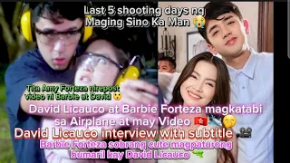 David Licauco & Barbie Forteza magkatabi sa Airplane🇭🇰at may Video💘 Last 5 shooting days ng MSKM😭😭📺