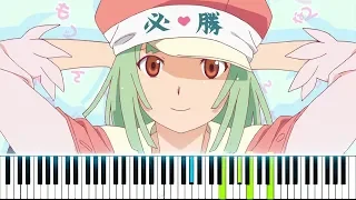 “Renai Circulation” - Kana Hanazawa – Bakemonogatari OP 4 (Synthesia Piano Tutorial)