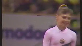 Daniela Silivas (ROM) - Europeans 1987 - Floor Exercise Final