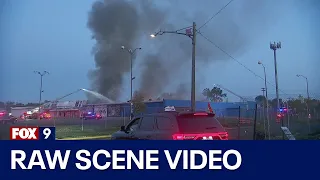 Lake Street Kmart fire [RAW]