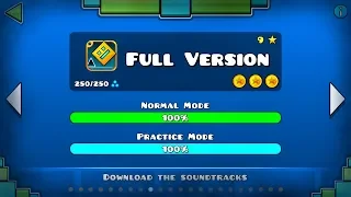 GEOMETRY DASH ORIGINAL ALL FULL VERSION LEVEL 1-21 [100%] [ALL COINS]