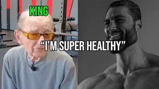 Man celebrates 100th with a 100lbs bench press