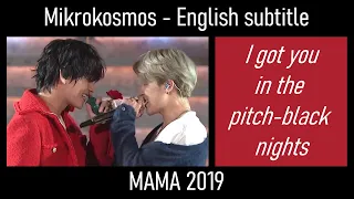 BTS (방탄소년단) Mikrokosmos live MAMA 2019 [ENG SUB] [Full HD]