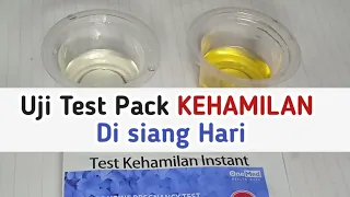 Tespek Positif dan Negatif - Uji coba testpek di siang hari