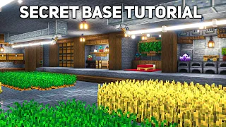 Minecraft: Underground Base Tutorial (how to build 1.19)