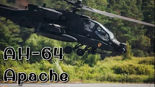 АМЕРИКАНСКИЙ ВЕРТОЛЕТ/Military helicopter AH64 Apache/Demonstration flight