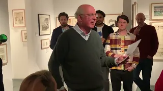 Heroes! Exhibition at the London Cartoon Museum, opening speeches part two