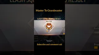 Master To Grandmaster New Season Rankpush 🥵|| Season 16 Clash Squad Grandmaster 😍|| #shorts #short