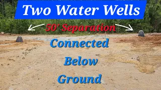 Connected at the Hip!!  Two Water Wells Sharing the Same Water Veins. Full Pump System Install