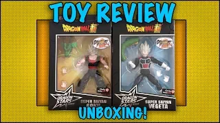 TOY REVIEW! Unboxing Dragon Ball Super Dragon Stars Dragon FighterZ - GameStop Exclusives Figures