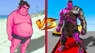 FRANKLIN Upgrading POOR PINK HULK To RICH GOD PINK HULK In GTA 5...