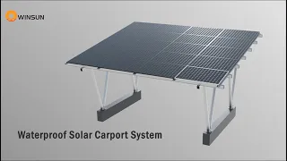 Winsun Waterproof Solar Carport Mounting System